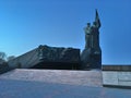 Monument to the liberators of Donbass. Leisure park. Sights of Donetsk.