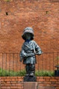 Monument to the Little Insurgent in Warsaw in Poland, Europe