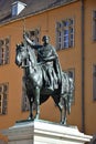 Monument to Ludwig I in Regensburg, Germany