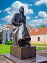 Monument to Maironis in Kaunas. Maironis one of the most famous Lithuanian poets KAUNAS, LITHUANIAN