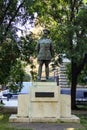 Monument to Major General Harry Hill Bandholtz on Liberty Square, next to the US Embassy in Budapest, Hungary Royalty Free Stock Photo