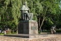 The monument to the major Russian satirist of the 19th century Saltykov-Shchedrin in the city of Tver, Russia.