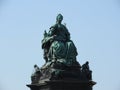 Monument to Maria Theresa Monument, close, Austria, Vienna, clear day, blue sky