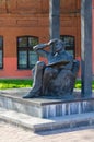 Monument to Mark Chagall on Pokrovskaya street, Vitebsk, Belarus