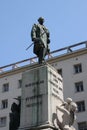 Monument to the Marquis de Larios, from which the main historical street of Malaga, Calle Larios, begins
