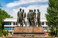 Monument to the Martyrs of the Russian Revolution in Makhachkala Royalty Free Stock Photo