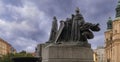 Monument to master Jan Hus by Ladislav Saloun in Prague.