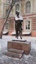 The monument to Maxim Bahdanovich in Yaroslavl