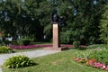 The monument to Maxim Caplina - Chairman of the military revolutionary Committee and Barnaul Council of workers `and soldiers` dep