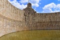 Monument to the Mayans in the Mexican city of MÃÂ©rida Royalty Free Stock Photo