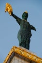 Monument to Medea on the beach in Batumi Royalty Free Stock Photo