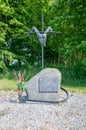 Monument to memorise prisoners of war of Stalag XXB. Royalty Free Stock Photo