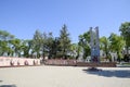 Monument to the memory of the dead wars liberators from the fascist army. Eternal flame.