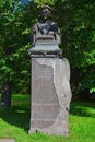 Monument to Mikael Agricola in Vyborg, Russia