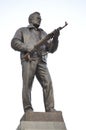 The monument to Mikhail Kalashnikov Royalty Free Stock Photo