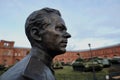 Monument to Mikhail Kalashnikov near the Museum of Artillery in St. Petersburg