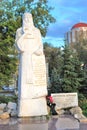 Monument to Monk Alexiy in Samara, Russia.