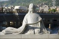 Statue of Murasaki Shikibu in Uji, Japan Royalty Free Stock Photo