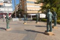 Monument to the musicians sculptures and statues Torrevieja Spain