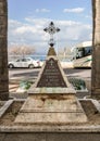 The monument to Napoleon`s soldiers, Stella Maris Monastery, Haifa