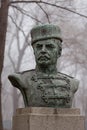 Monument to the national hero Hadzhi Dimitar situated in the bulgarian city Burgas in the Sea Garden