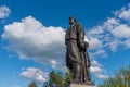 Monument to the national hero Vasil Levski situated in the bulga Royalty Free Stock Photo