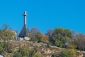 Monument to National Heroes in the shape of a Cross on the Cetatuia hill overlooking Cluj-Napoca, Romania