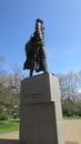 Monument to Nikolai Ostrovsky, a Soviet writer who described the revolution.