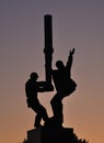 Monument to the oilmen Almetyevsk