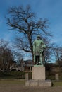 Monument to otto von bismarck in frankfurt hoechst germany Royalty Free Stock Photo