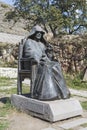 Monument to the outstanding Armenian thinker, literary and public figure, theologian and priest Mkhitar Gosh in the medieval monas