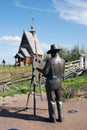 Monument to a paintor Isaak Levitan