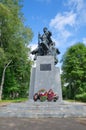 Monument to partisans, Ostashkov, Tver region, Russia