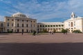 Monument to Paul I on the square at the Pavlovsk Palace  architect, Charles Cameron  in Pavlovsk, Saint Petersburg, Russia Royalty Free Stock Photo