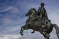 Monument to Peter the Great Bronze horseman in St. Petersburg, Russia