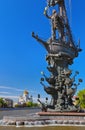 Monument to Peter the Great and Cathedral of Christ the Savior -