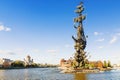 The monument to Peter the Great in Moscow, Russia