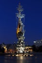 The monument to Peter the great in Moscow