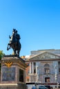 Monument to Peter the Great near St. Michael`s Castle in St. Petersburg, Russia Royalty Free Stock Photo