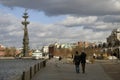 Monument to Peter the Great Peter First in Moscow