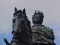 Monument to Peter I at the Mikhailovsky castle.