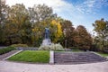 Monument to Petras Cvirka in Vilnius, Lithuania