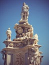 Monument to Phillip V to Palermo in Sicily, Italy.