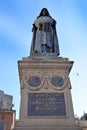 Monument to Giordano Bruno at square Campo dei Fiori in Rome Royalty Free Stock Photo