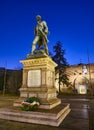 Monument to Pietro Micca at Giardino Andrea Guglielminetti Garden. Turin, Piedmont, Italy