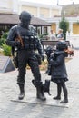 Monument to the Polite people. Simferopol, Crimea Royalty Free Stock Photo