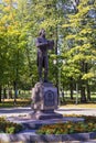 Monument to politican and poet Gavrila Derzhavin Royalty Free Stock Photo