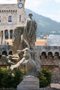 Monument to Prince Albert I in Monaco