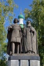 The Monument to Prince Georgy Vsevolodovich and the Holy Hierarch Simon of Suzdal on Nizhny Novgorod Kremlin, Russia