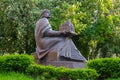 Monument to the prince of Kievan Rus Yaroslav the Wise which is located near the metro station Golden Gate in Kiev